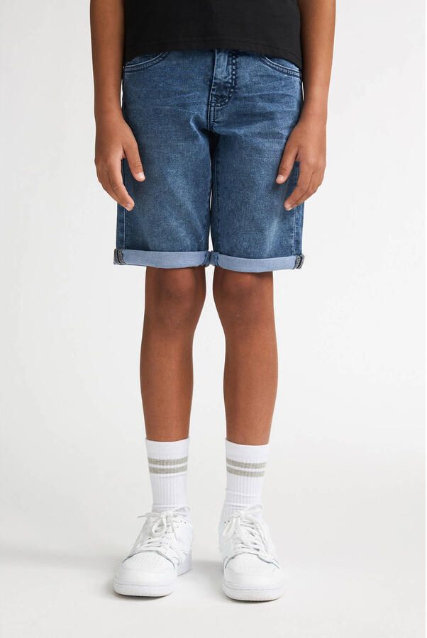 Petrol Industries denim slim short medium blue denim