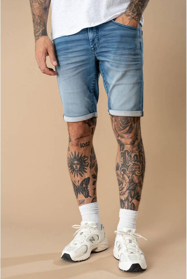 Petrol Industries denim slim short medium indigo