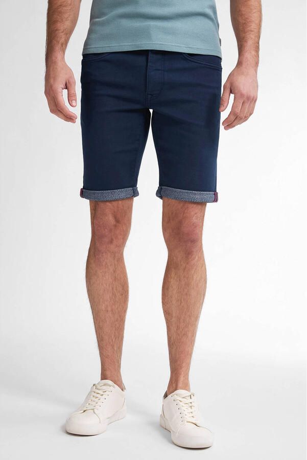 Petrol Industries denim slim short navy blue