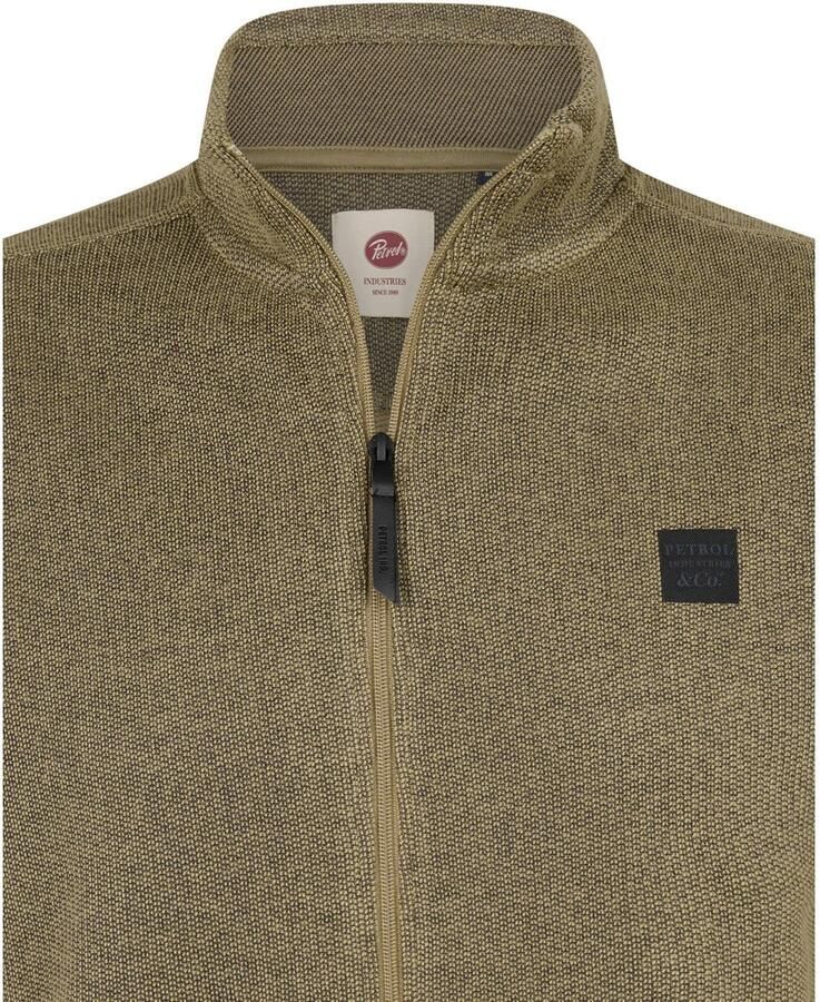 Petrol Industries gemêleerd sweatvest oak - Foto 2