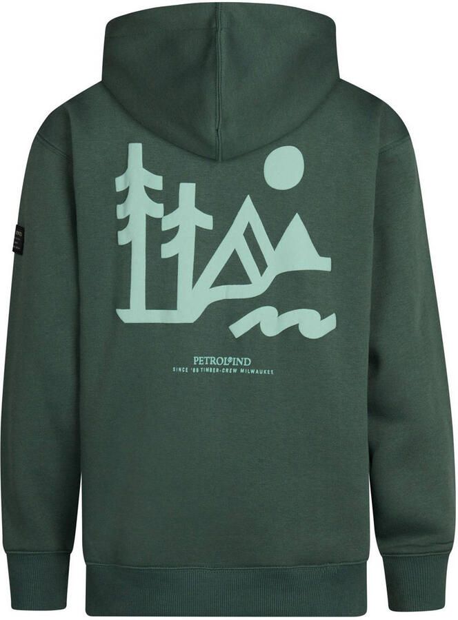 Petrol Industries hoodie donkergroen - Foto 2