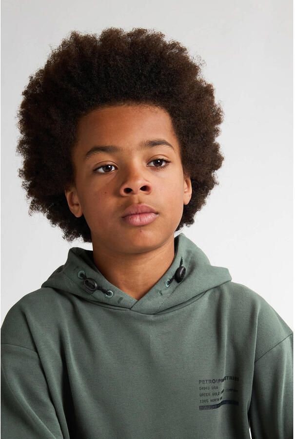Petrol Industries hoodie groen