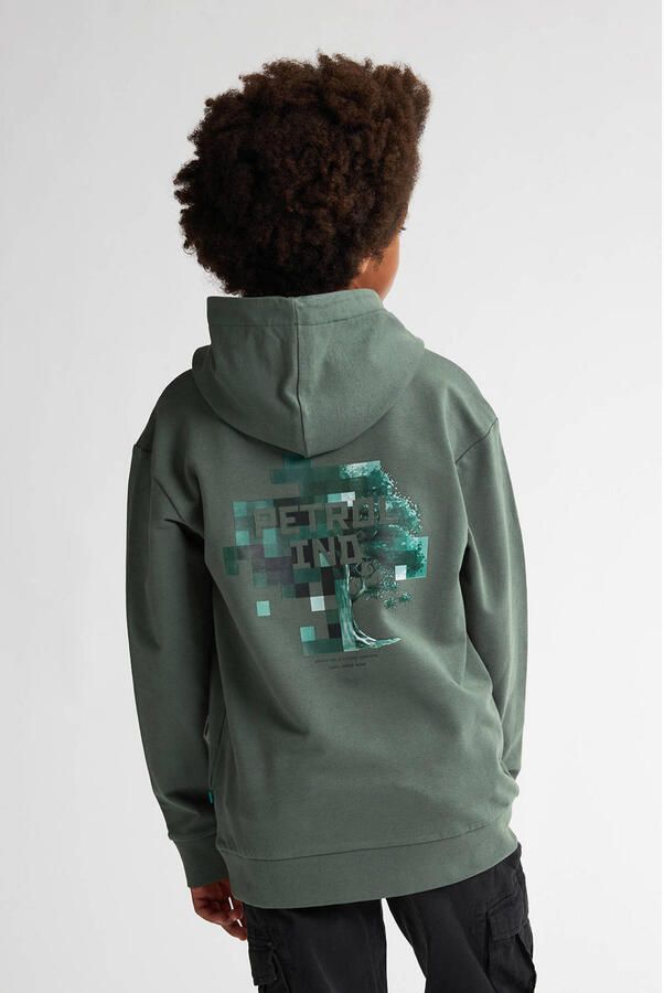 Petrol Industries hoodie groen - Foto 3