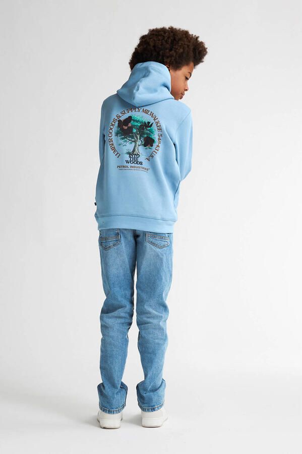 Petrol Industries hoodie lichtblauw - Foto 3