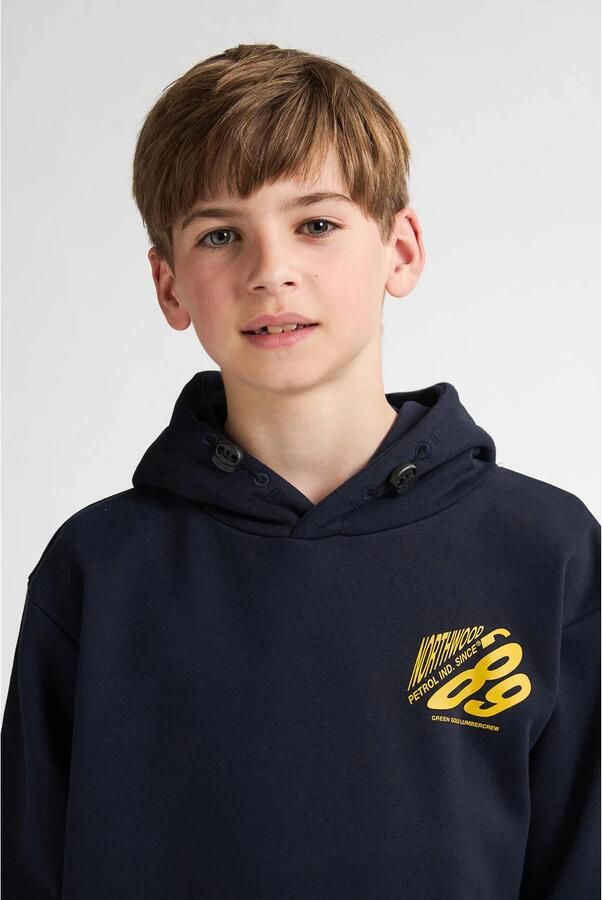 Petrol Industries hoodie marineblauw - Foto 2