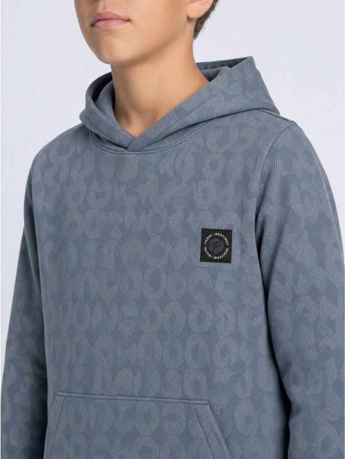 Petrol Industries hoodie met logo blauw Sweater All over print - Foto 2