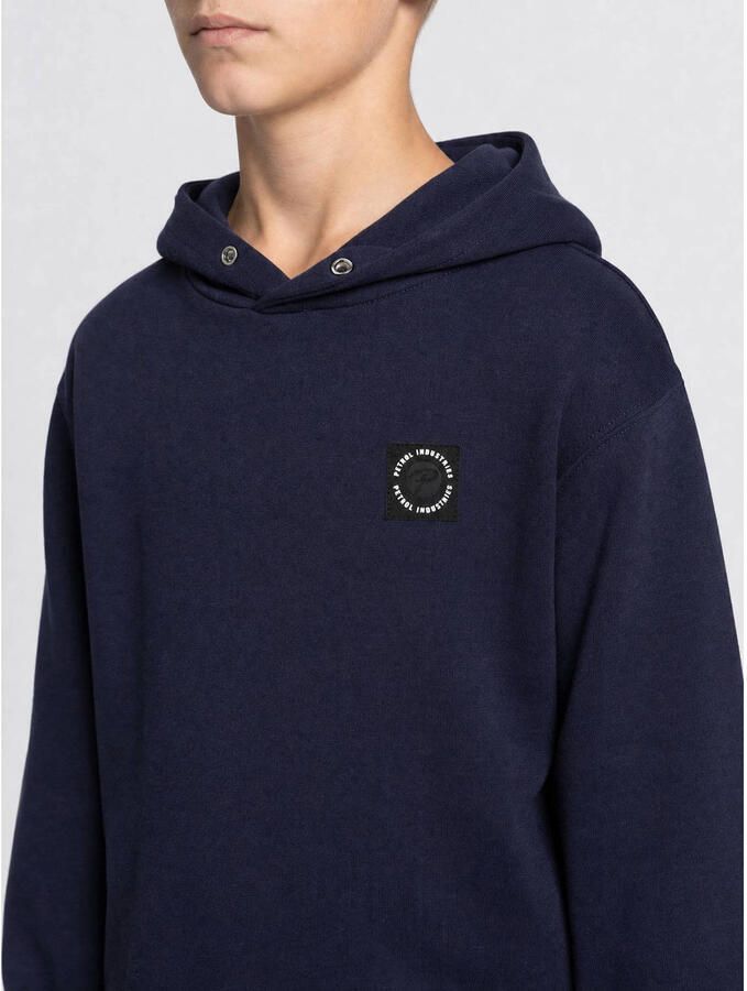 Petrol Industries hoodie met logo donkerblauw - Foto 2