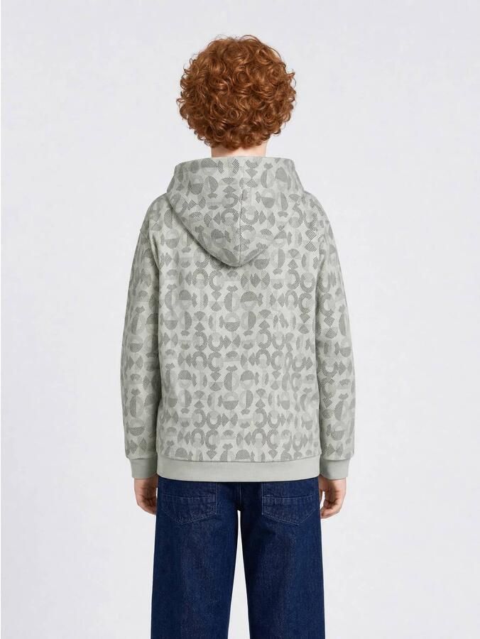 Petrol Industries hoodie met logo grijs Sweater All over print - Foto 3