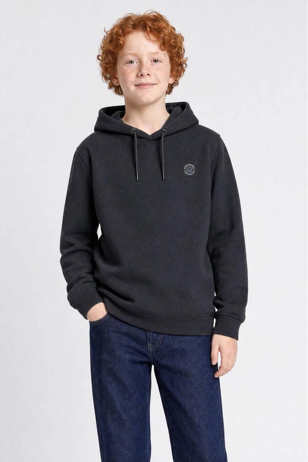 Petrol Industries hoodie met logo zwart Sweater Logo