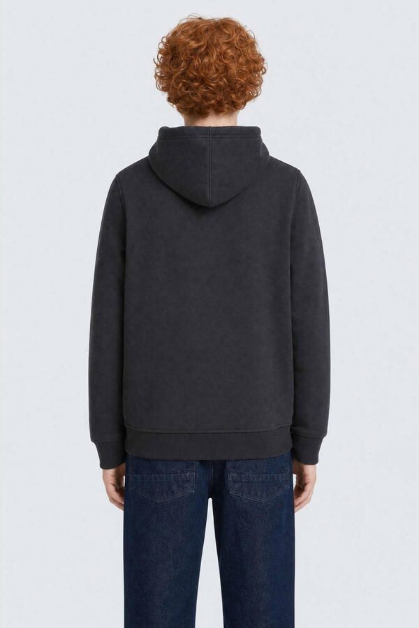 Petrol Industries hoodie met logo zwart Sweater Logo - Foto 3