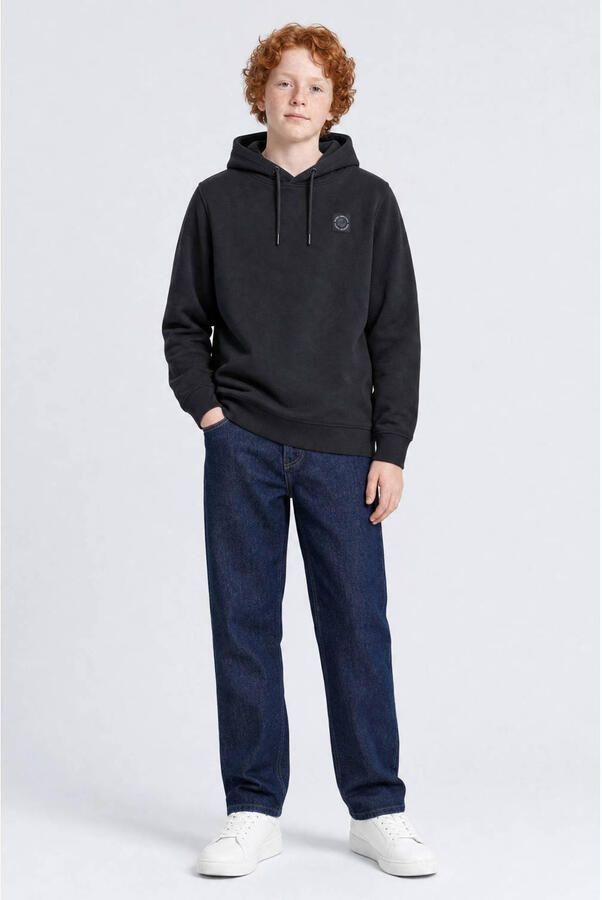 Petrol Industries hoodie met logo zwart Sweater Logo - Foto 2
