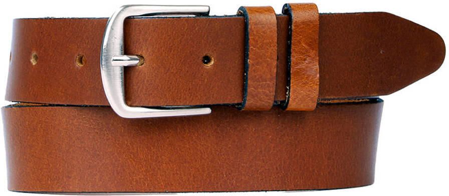 Petrol Industries leren riem cognac