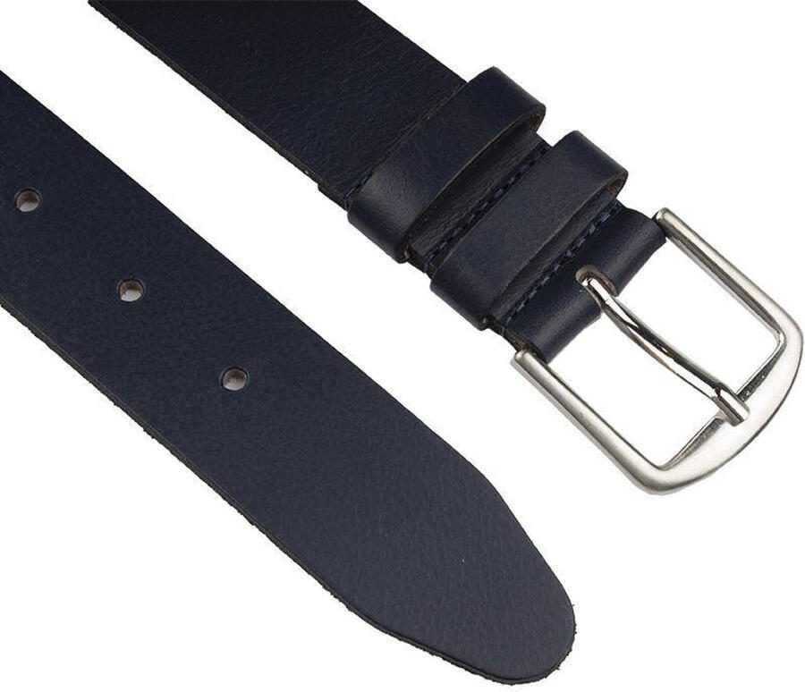 Petrol Industries leren riem donkerblauw - Foto 2