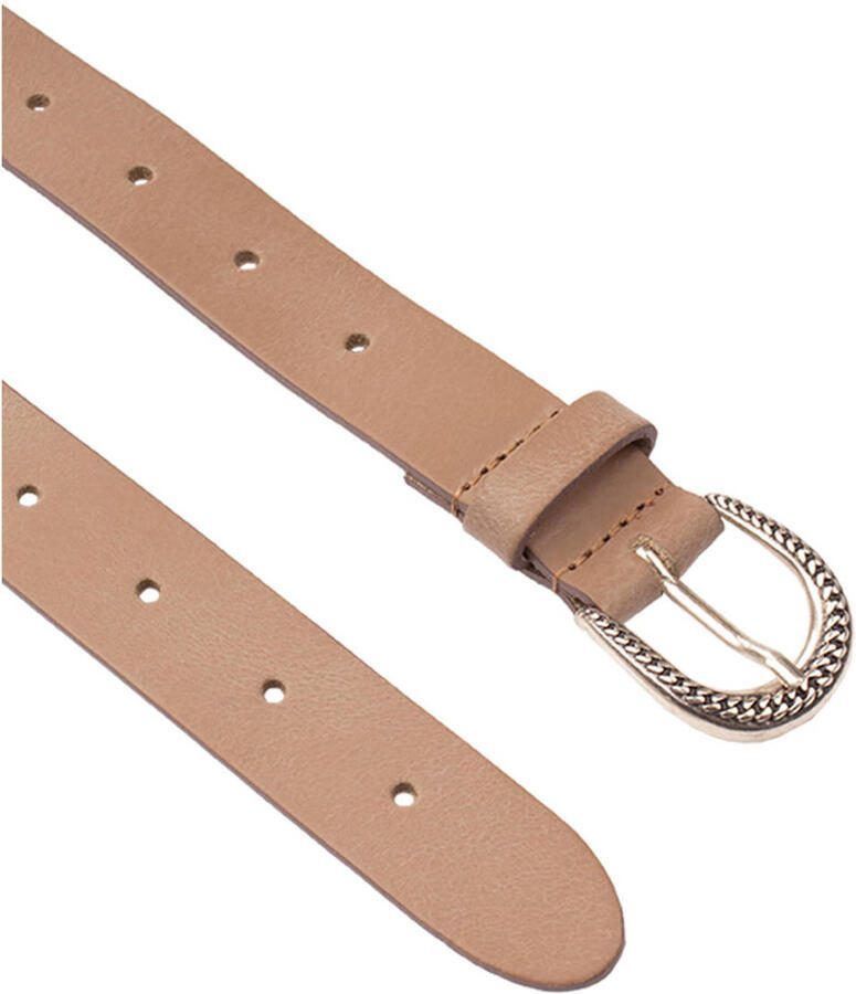 Petrol Industries leren riem taupe - Foto 2