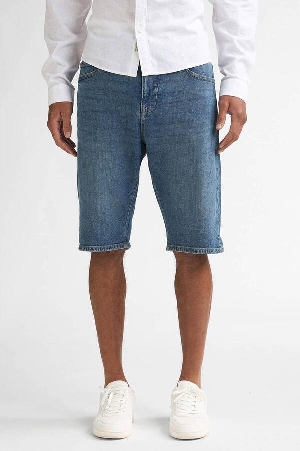 Petrol Industries LEWIS short medium blue denim