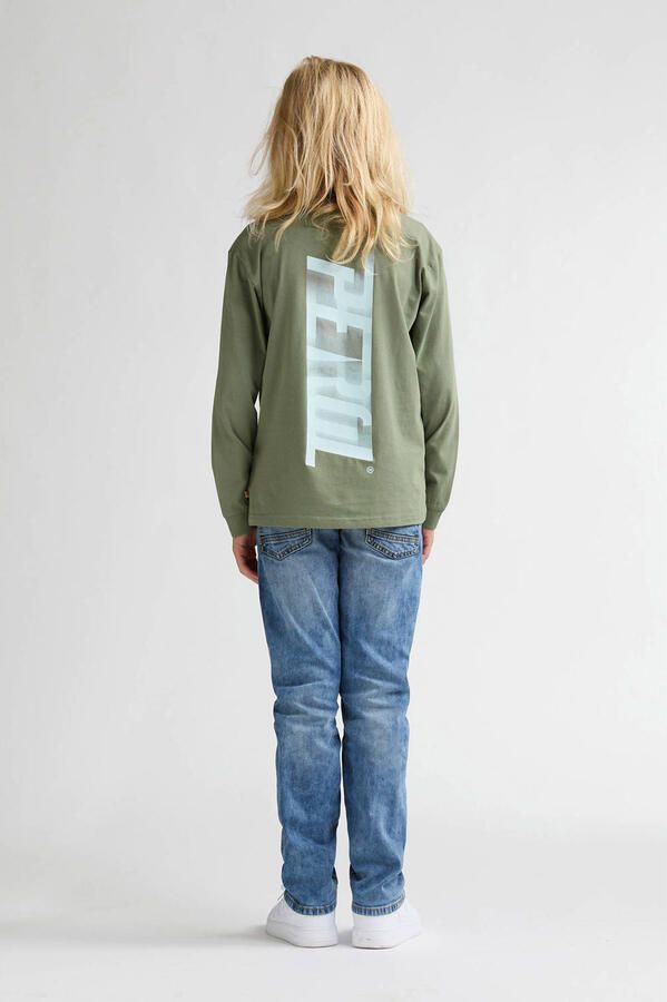 Petrol Industries longsleeve met backprint groen - Foto 3