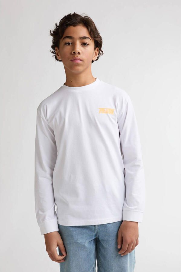 Petrol Industries longsleeve met backprint wit