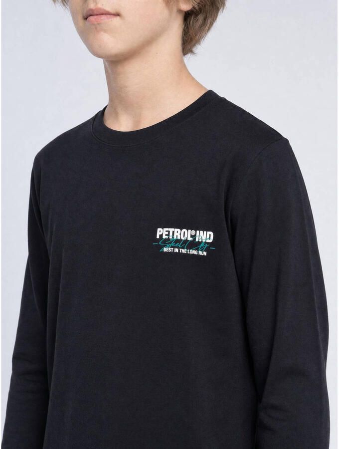 Petrol Industries longsleeve met backprint zwart - Foto 2