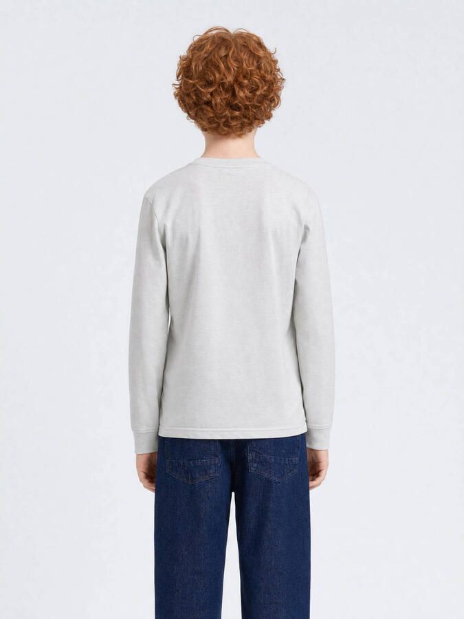 Petrol Industries longsleeve met logo lichtgrijs - Foto 3