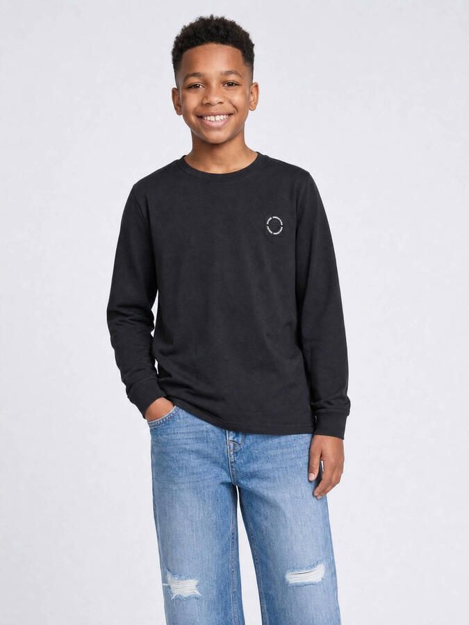 Petrol Industries longsleeve met logo zwart