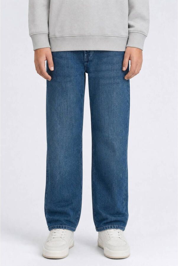 Petrol Industries loose fit jeans donkerblauw