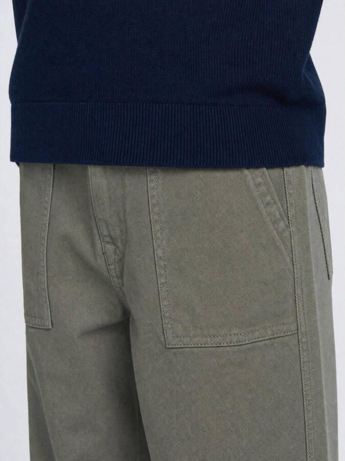Petrol Industries loose fit jeans kaki Groen Jongens Denim Effen - Foto 3