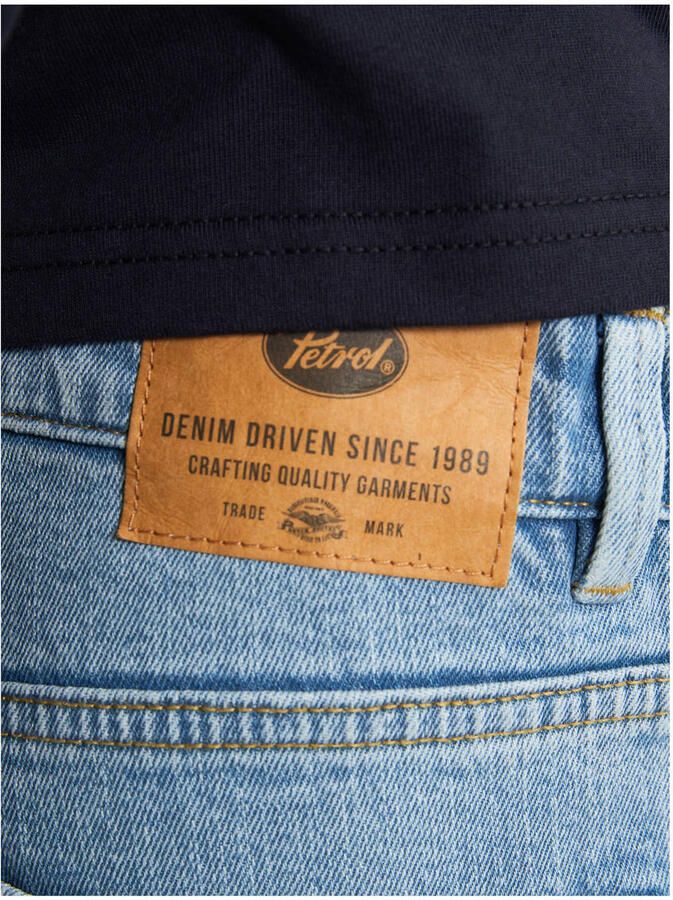 Petrol Industries loose fit jeans light blue denim