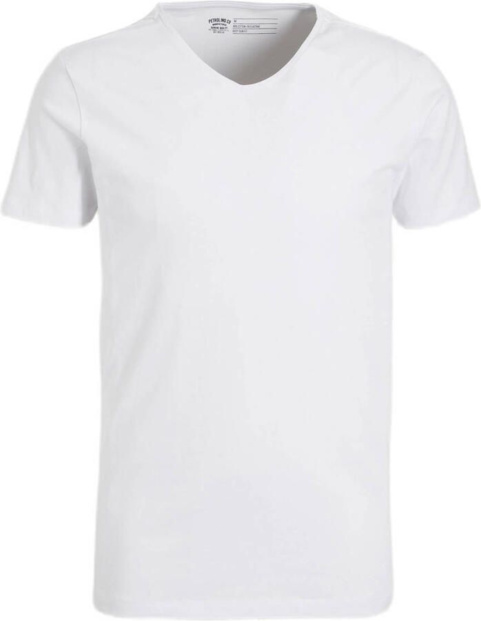 Petrol Industries T-shirt V-hals (Set van 2)
