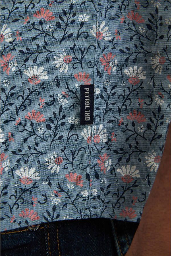 Petrol Industries regular casual overhemd blauw - Foto 2