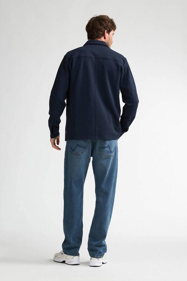 Petrol Industries regular casual overhemd donkerblauw - Foto 3