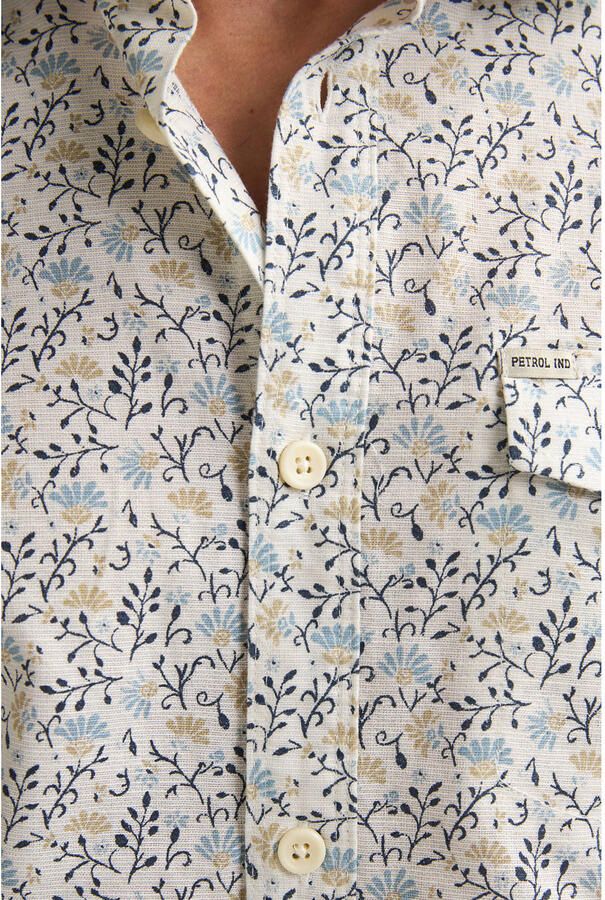 Petrol Industries regular casual overhemd ecru - Foto 3
