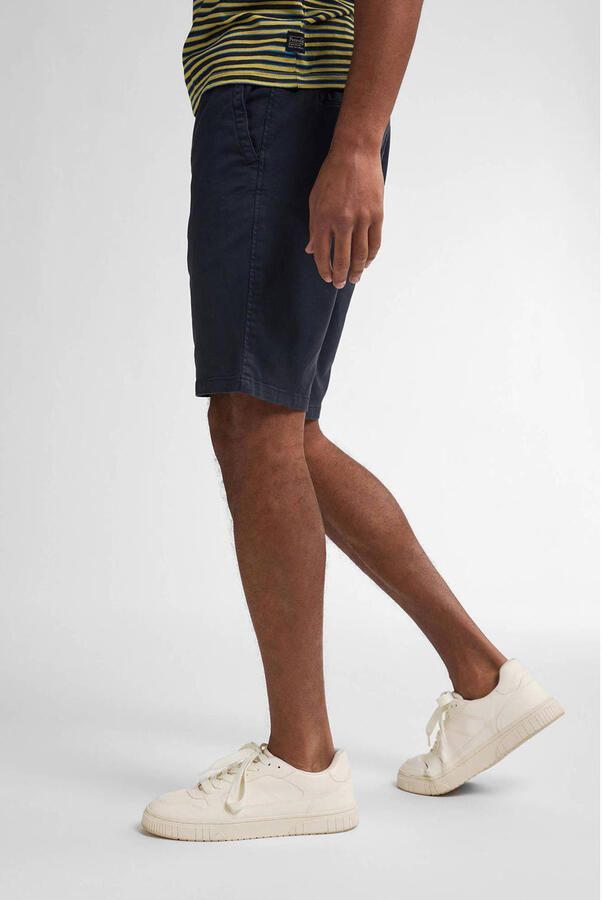 Petrol Industries regular chino short donkerblauw - Foto 3