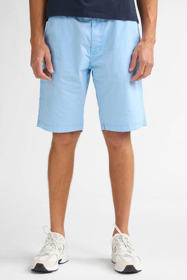 Petrol Industries regular chino short lichtblauw