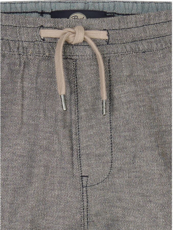 Petrol Industries regular chino short met linnen donkerblauw - Foto 2