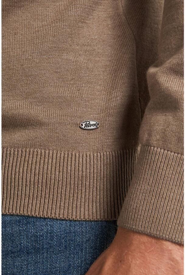 Petrol Industries Coltrui Men Knitwear Collar Basi Onderhoudsvriendelijke materiaalmix met katoenpercentage - Foto 2
