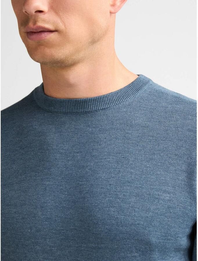Petrol Industries regular fit gebreide gemêleerde trui blauw - Foto 2