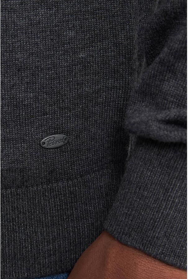 Petrol Industries Coltrui Men Knitwear Collar Basi Onderhoudsvriendelijke materiaalmix met katoenpercentage - Foto 3