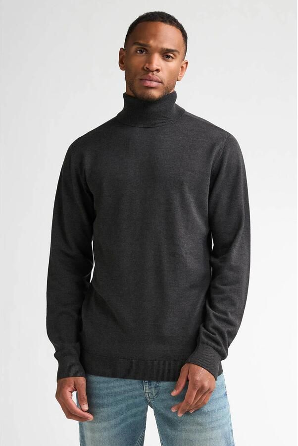 Petrol Industries Coltrui Men Knitwear Collar Basi Onderhoudsvriendelijke materiaalmix met katoenpercentage
