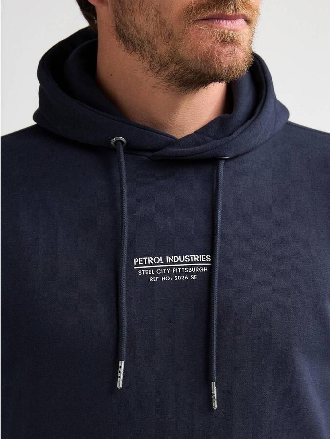 Petrol Industries regular fit hoodie met logo marineblauw - Foto 2