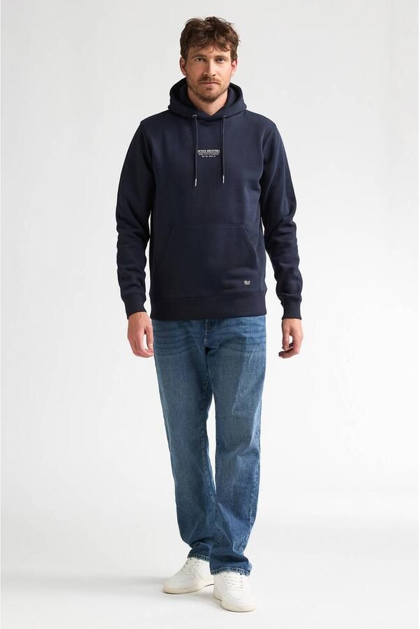 Petrol Industries regular fit hoodie met logo marineblauw - Foto 3