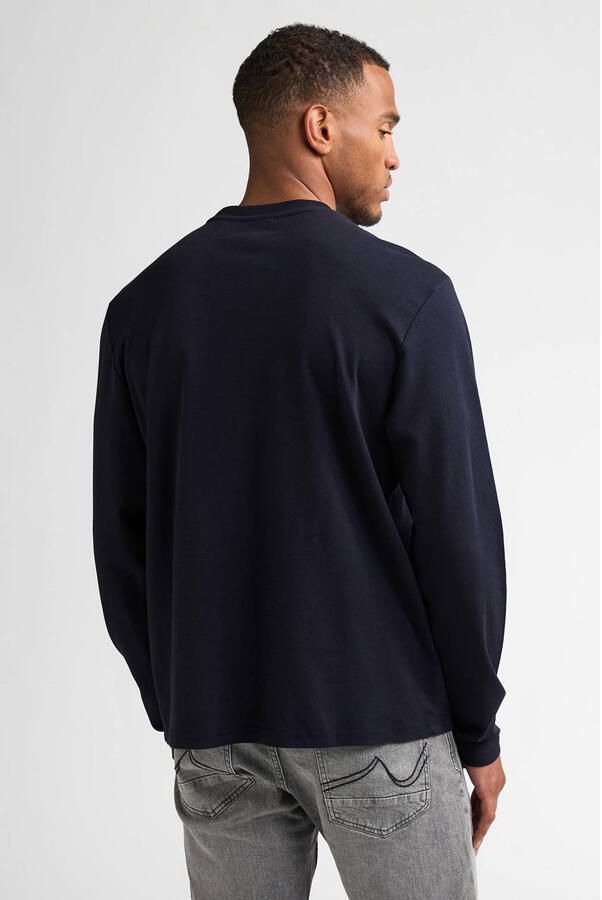 Petrol Industries regular fit longsleeve met logo donkerblauw - Foto 3