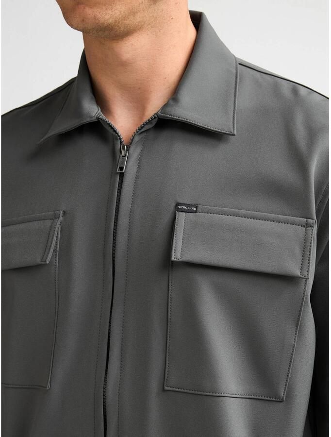 Petrol Industries regular fit overshirt groen - Foto 2
