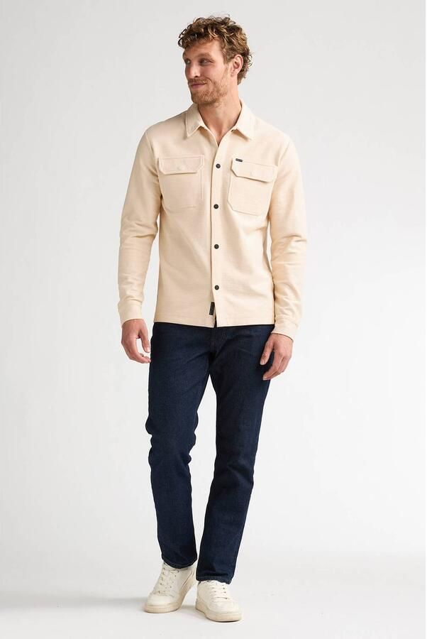 Petrol Industries regular fit overshirt stone white - Foto 3