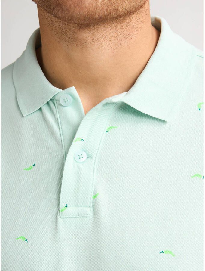 Petrol Industries regular fit polo mintgroen - Foto 2