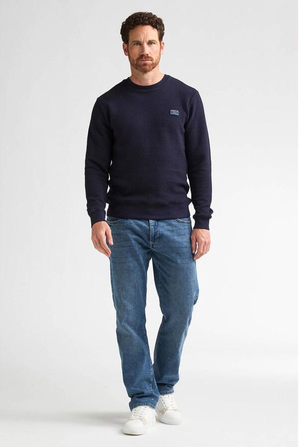 Petrol Industries regular fit sweater donkerblauw - Foto 3