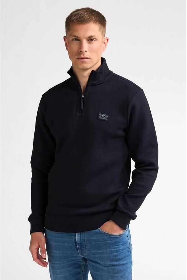 Petrol Industries regular fit sweater donkerblauw