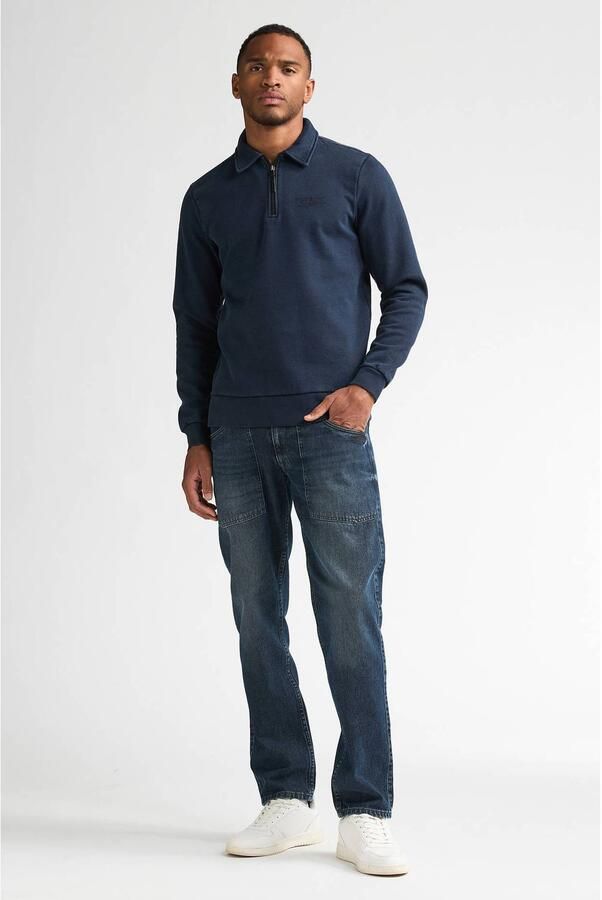 Petrol Industries regular fit sweater donkerblauw - Foto 3