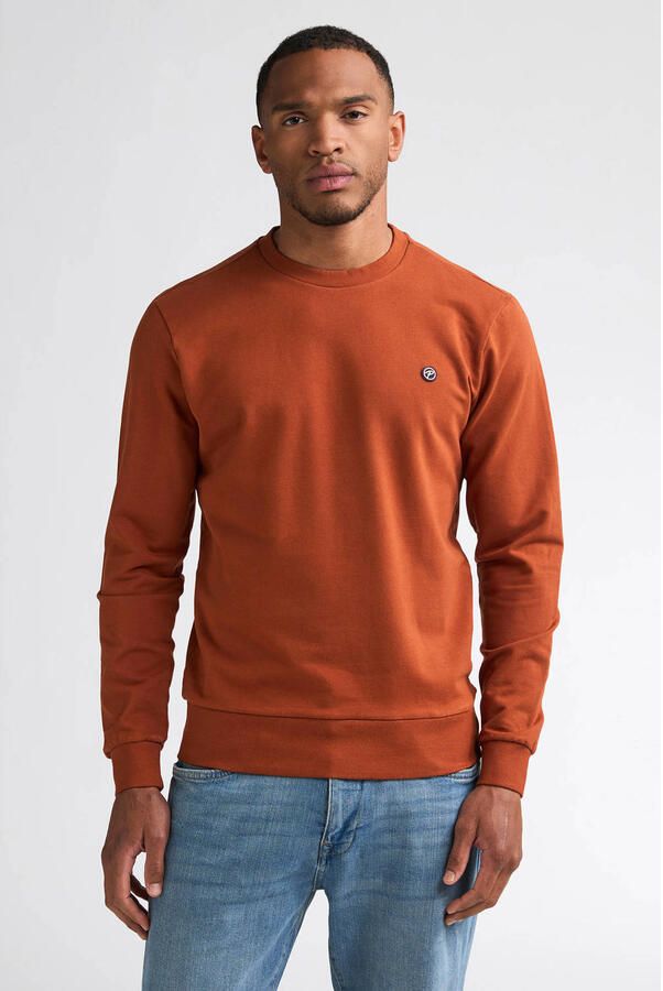 Petrol Industries regular fit sweater koper oranje