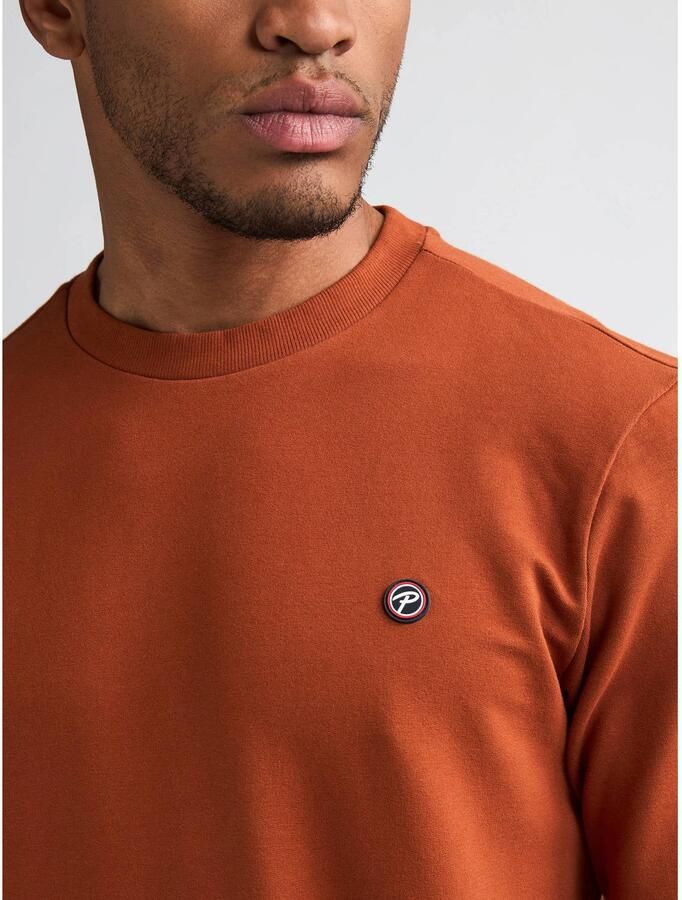 Petrol Industries regular fit sweater koper oranje - Foto 2