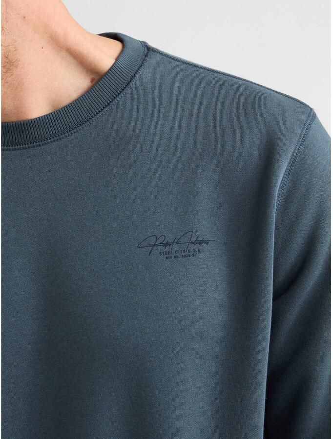 Petrol Industries regular fit sweater met backprint blauw - Foto 3